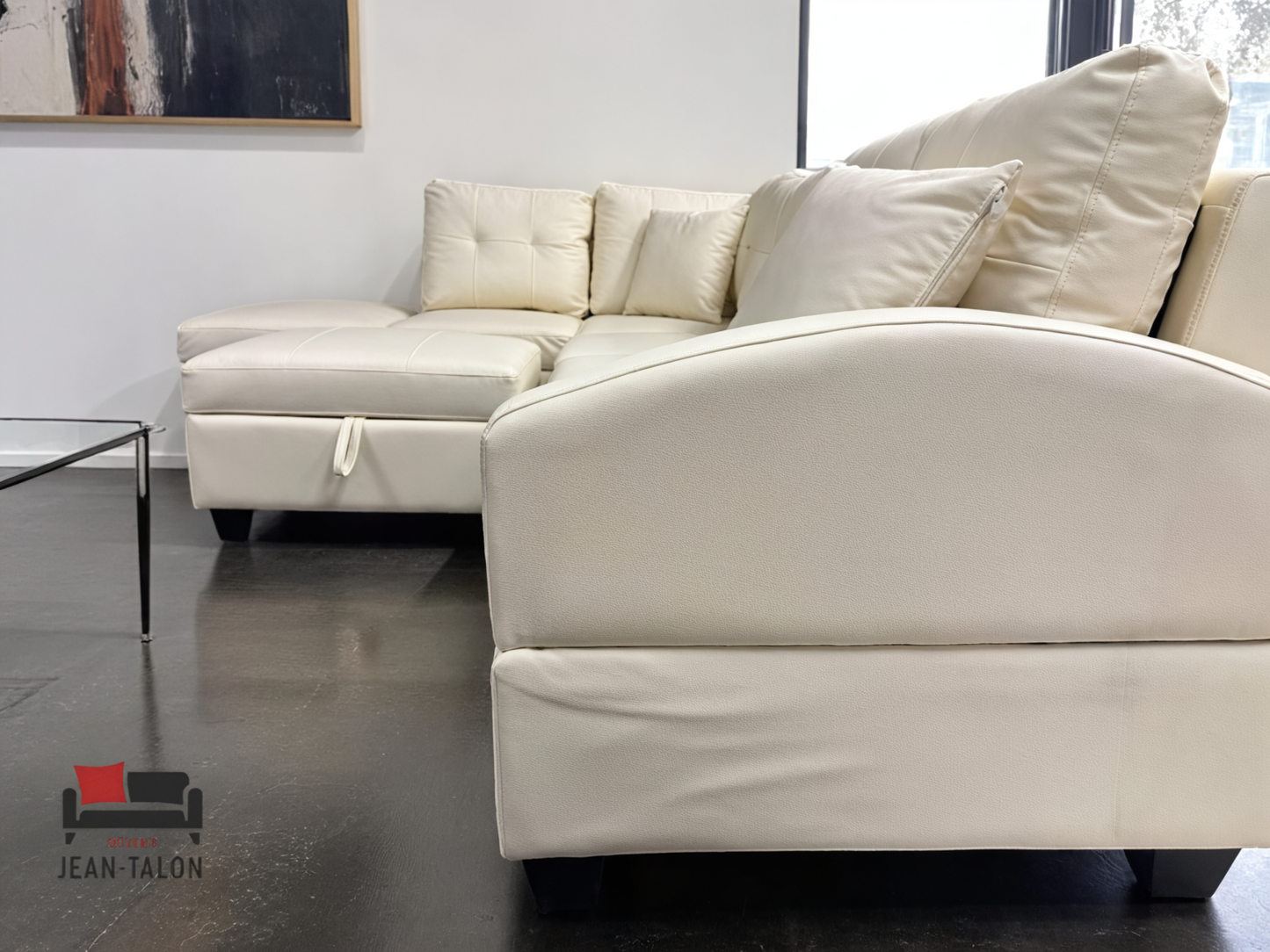 FLEXISTORE™ SEMI-LEATHER SECTIONAL – 0600