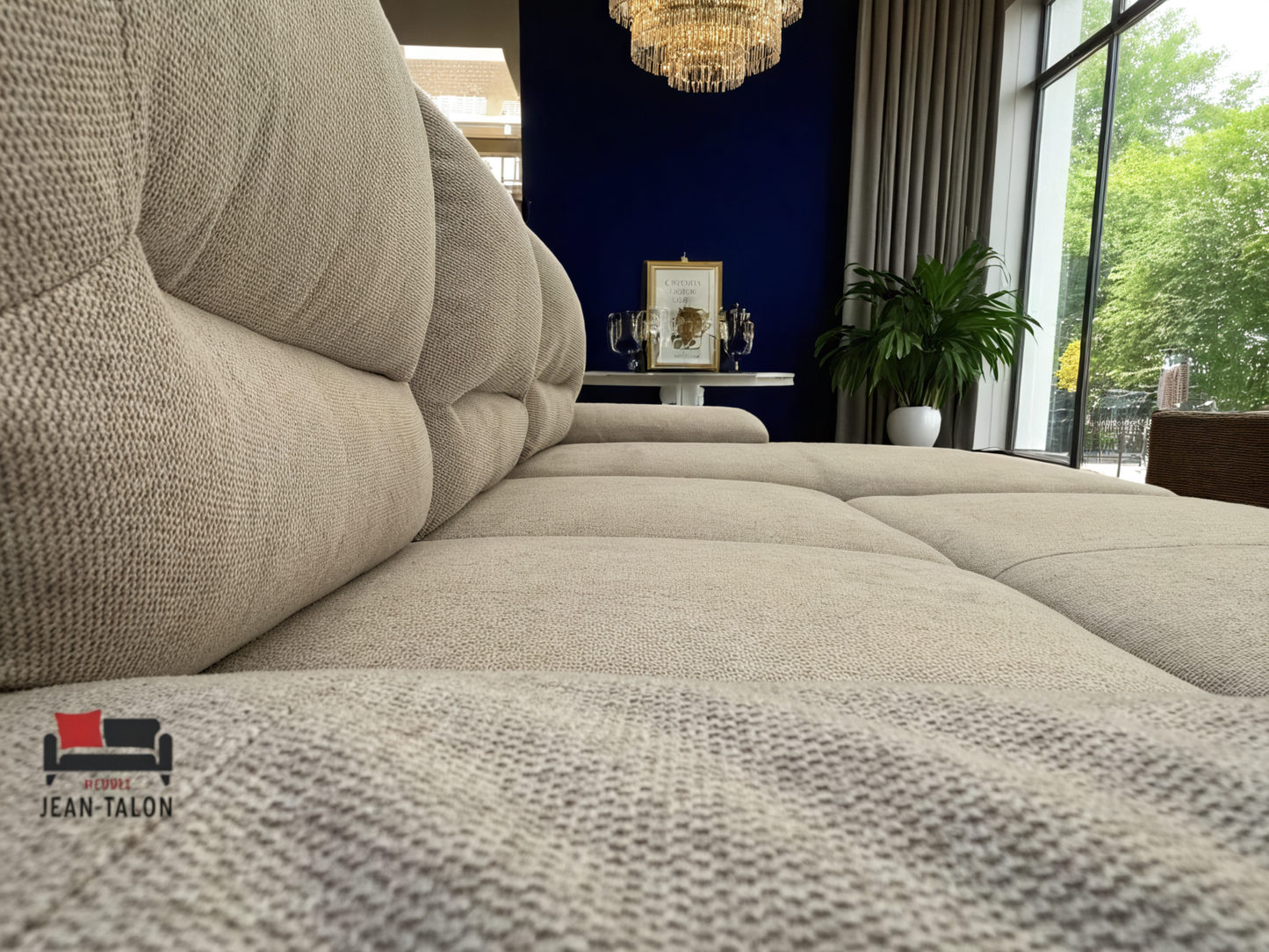 CloudEase™ Modular Fabric Sofa Bed – 6252