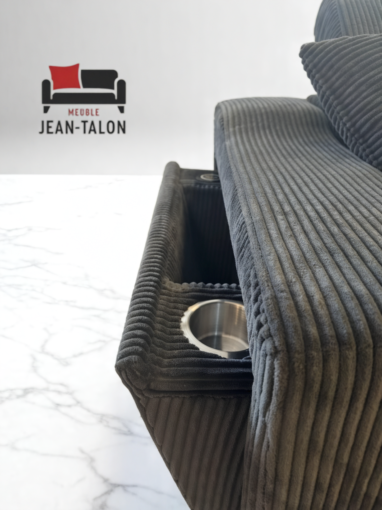 Canapé-lit modulaire en velours VelourLux™ – 6286