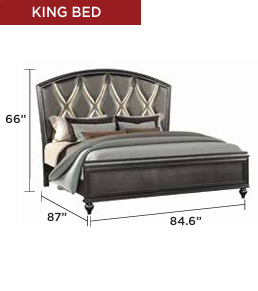 GINGER 1141β’ β 6-PIECE BEDROOM SET