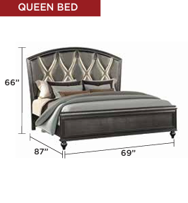 GINGER 1141β’ β 6-PIECE BEDROOM SET