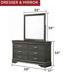 BROOKLYN 1161™ – 6-PIECE BEDROOM SET