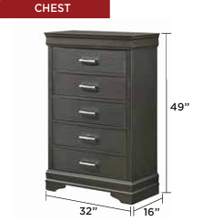 BROOKLYN 1161™ – 6-PIECE BEDROOM SET
