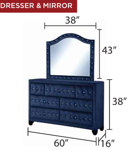 SOPHIA 1181™ – 6-PIECE BEDROOM SET