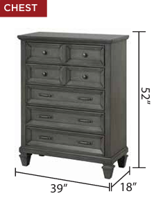 HAMILTON 1251™ – 6-PIECE BEDROOM SET