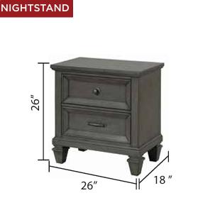 HAMILTON 1251™ – 6-PIECE BEDROOM SET