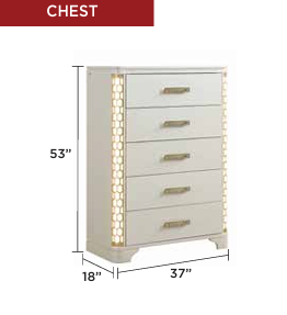 JASMINE 1291™ – 6-PIECE BEDROOM SET