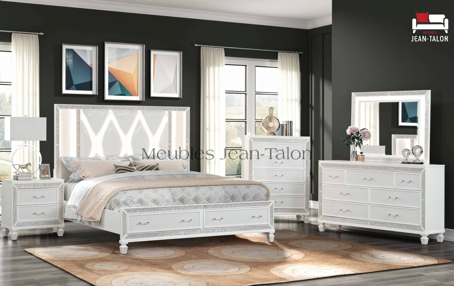 CRYSTAL 1391™ – 6-PIECE BEDROOM SET