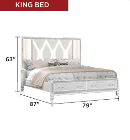 CRYSTAL 1391™ – 6-PIECE BEDROOM SET