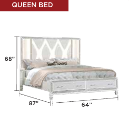 CRYSTAL 1391™ – 6-PIECE BEDROOM SET