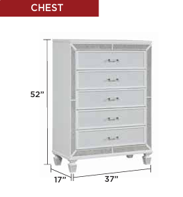 CRYSTAL 1391™ – 6-PIECE BEDROOM SET
