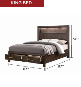 KENZO 1441™ – 6-PIECE BEDROOM SET