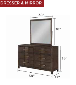 KENZO 1441™ – 6-PIECE BEDROOM SET