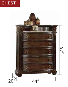 ROMA 391™ – 6-PIECE BEDROOM SET