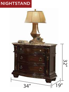 ROMA 391™ – 6-PIECE BEDROOM SET