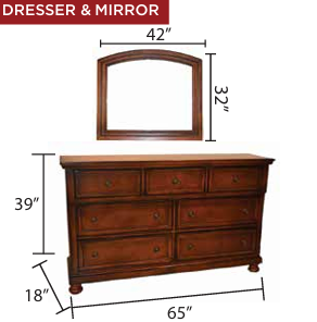 BALTIMORE 851™ – 6-PIECE BEDROOM SET