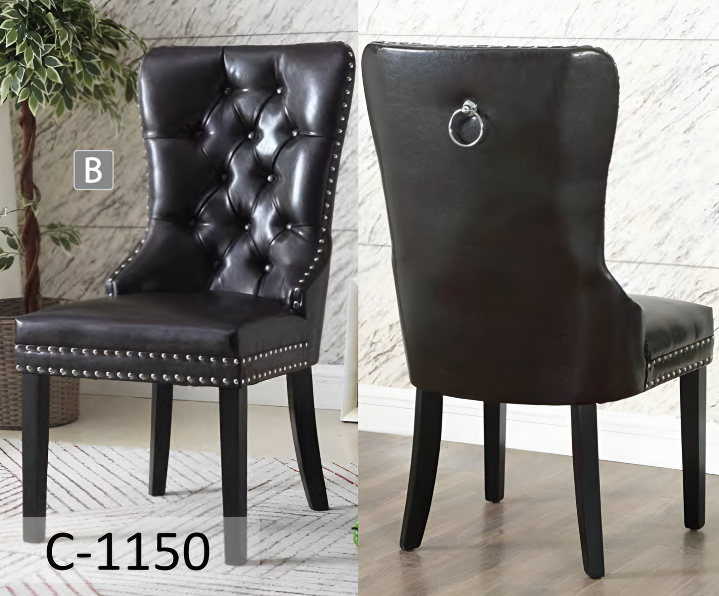 Chaise de salle à manger en polyuréthane – C-1150