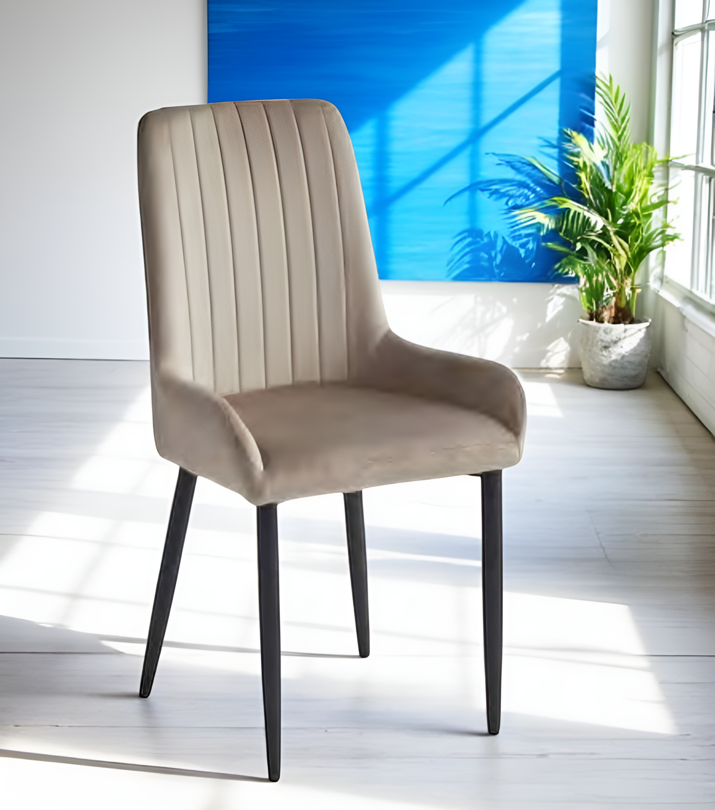 Chaise de salle à manger en tissu – C-1511