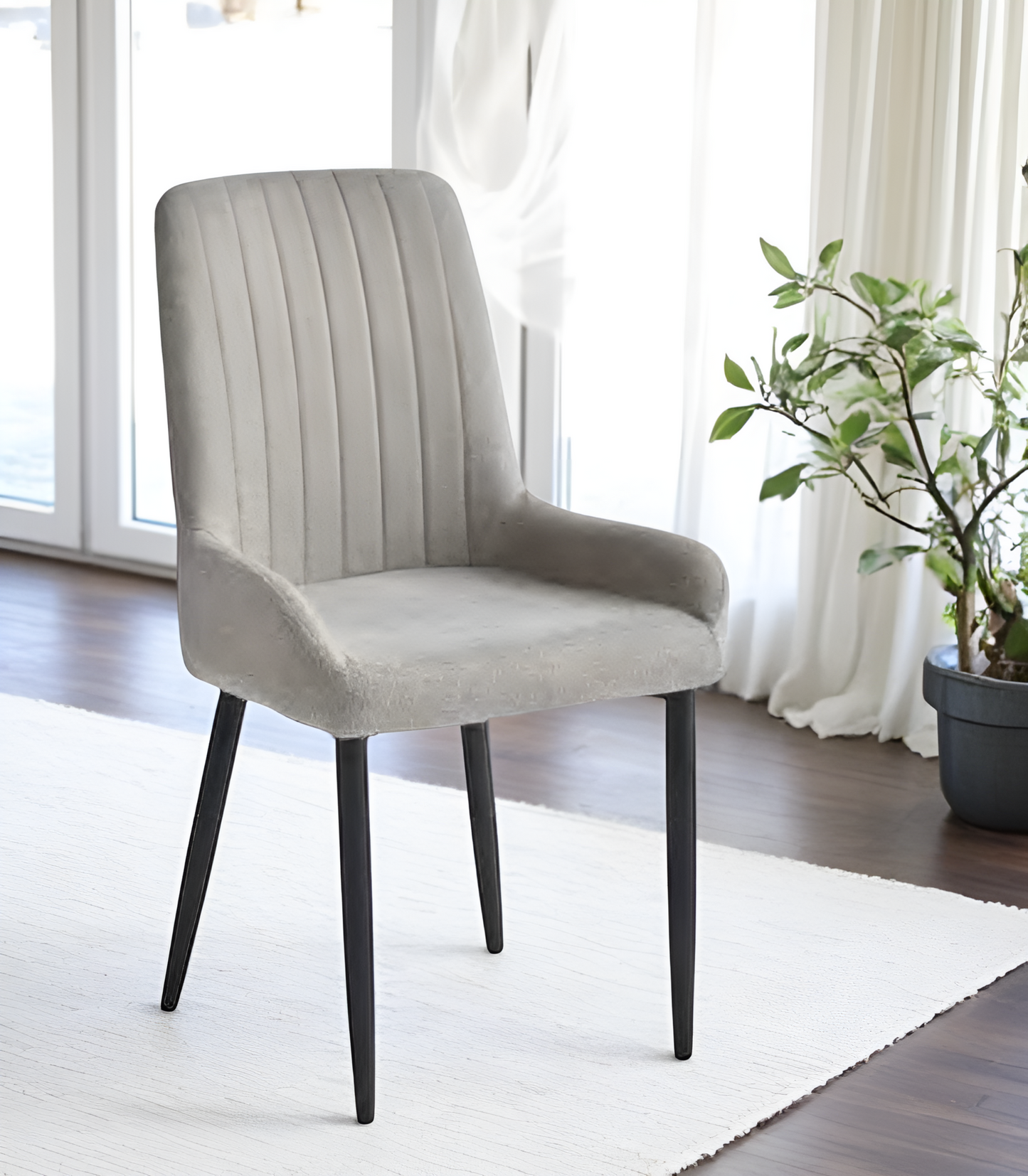 Chaise de salle à manger en tissu – C-1511