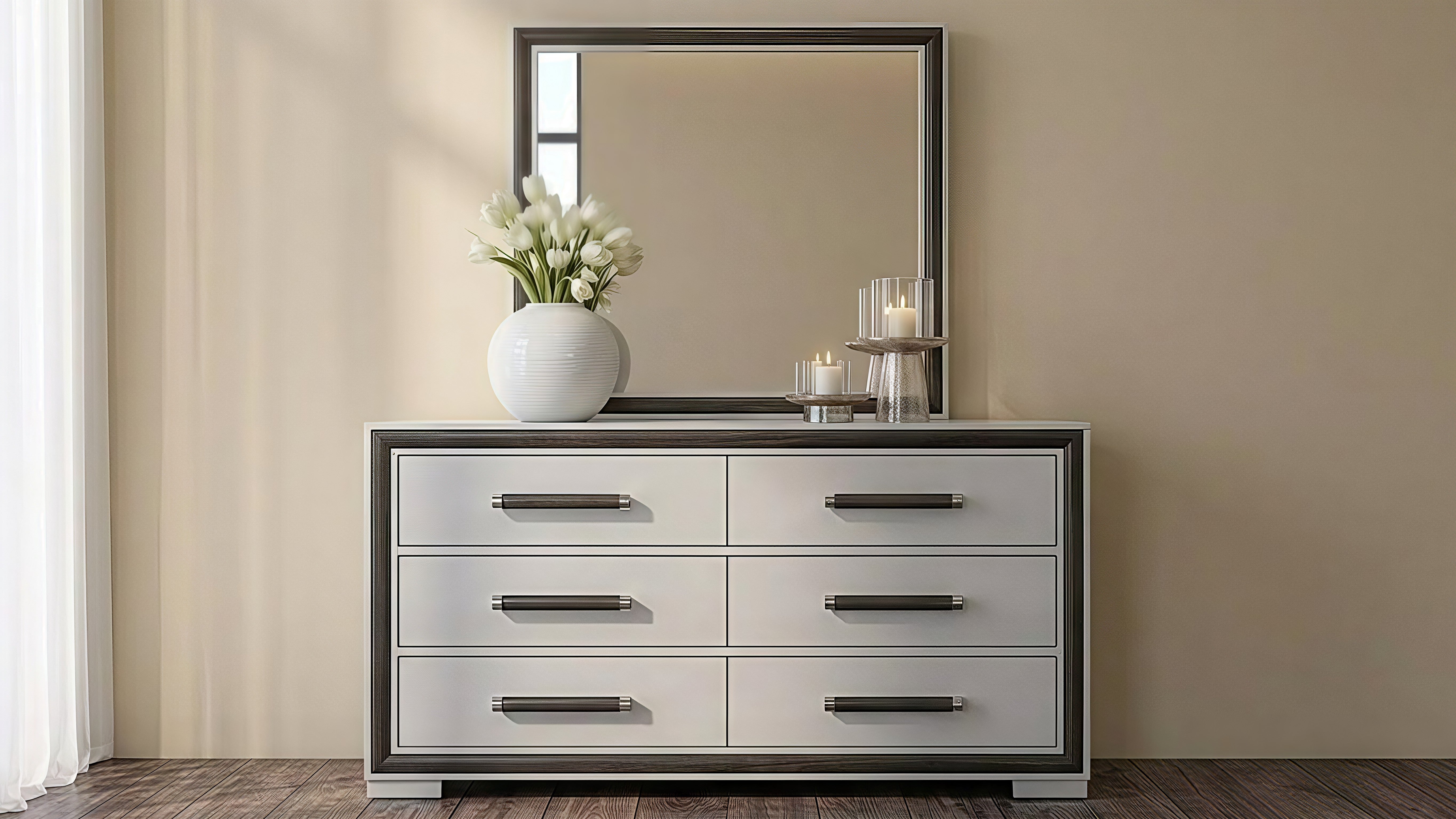 AMELIA-BLACK™ – 6-PIECE BEDROOM SET