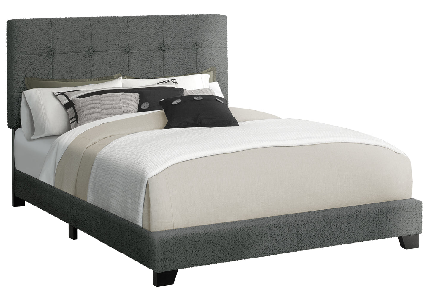 ANNECY™ – BOUCLÉ UPHOLSTERED BED – I-5801Q