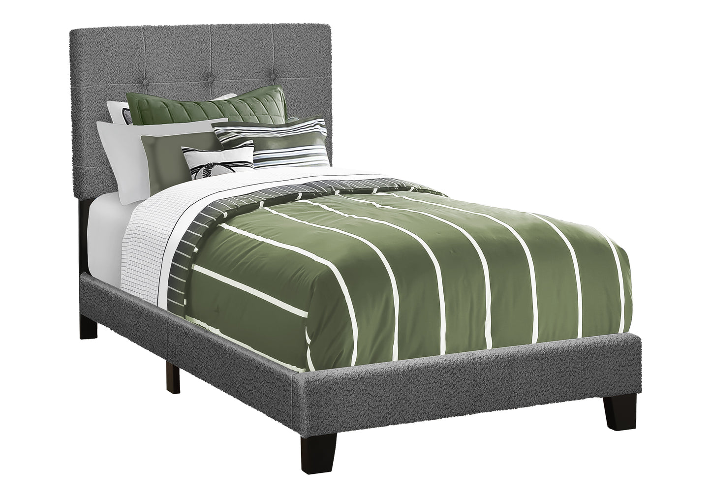 ASTON BOUCLÉ™ – UPHOLSTERED SINGLE BED – I-5805T