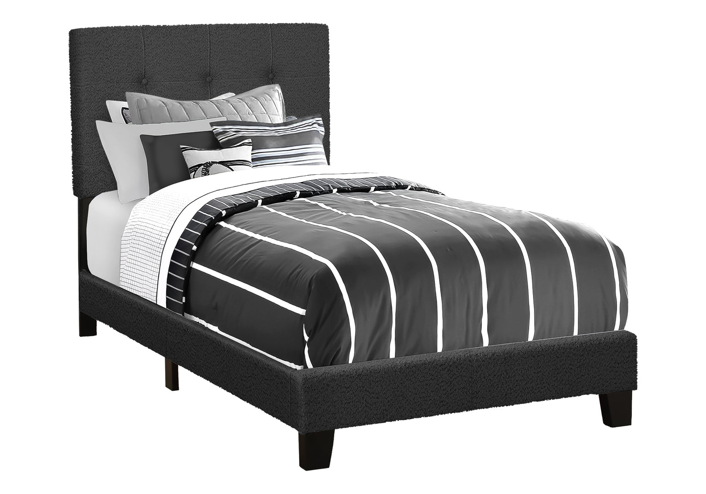 ASTON BOUCLÉ™ – UPHOLSTERED SINGLE BED – I-5805T