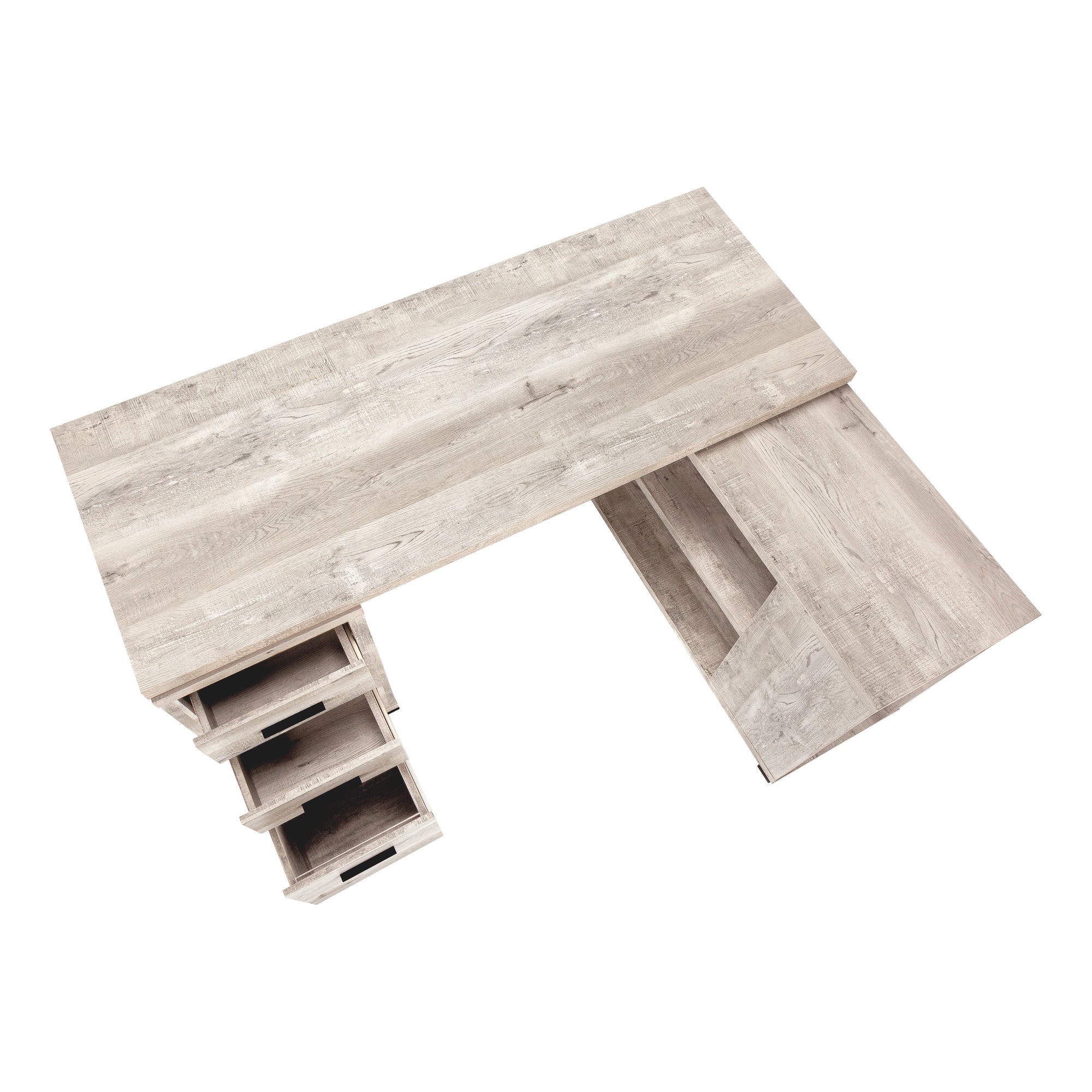VANTEX CORNER™ – L-SHAPED RECLAIMED OFFICE DESK – I 7421