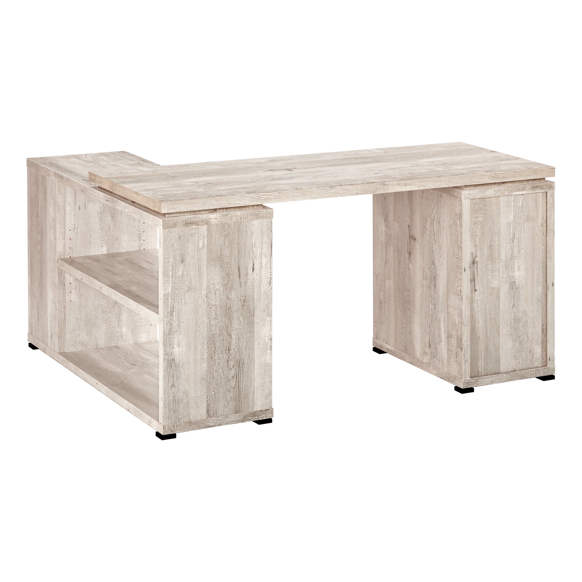 VANTEX CORNER™ – L-SHAPED RECLAIMED OFFICE DESK – I 7421
