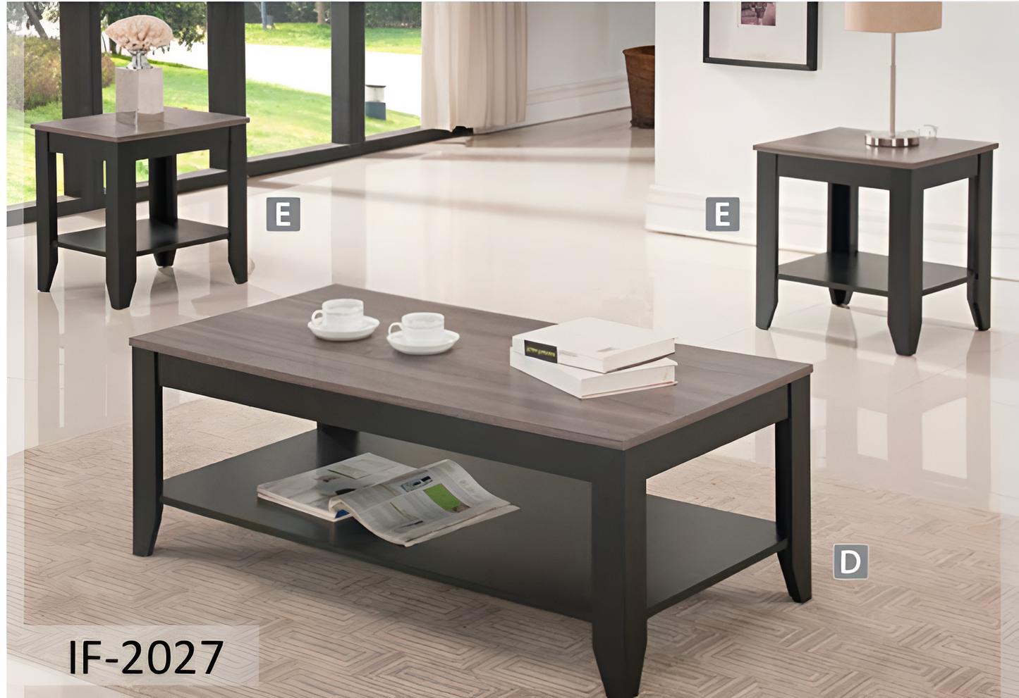 Ensemble de 3 tables basses – IF-2027