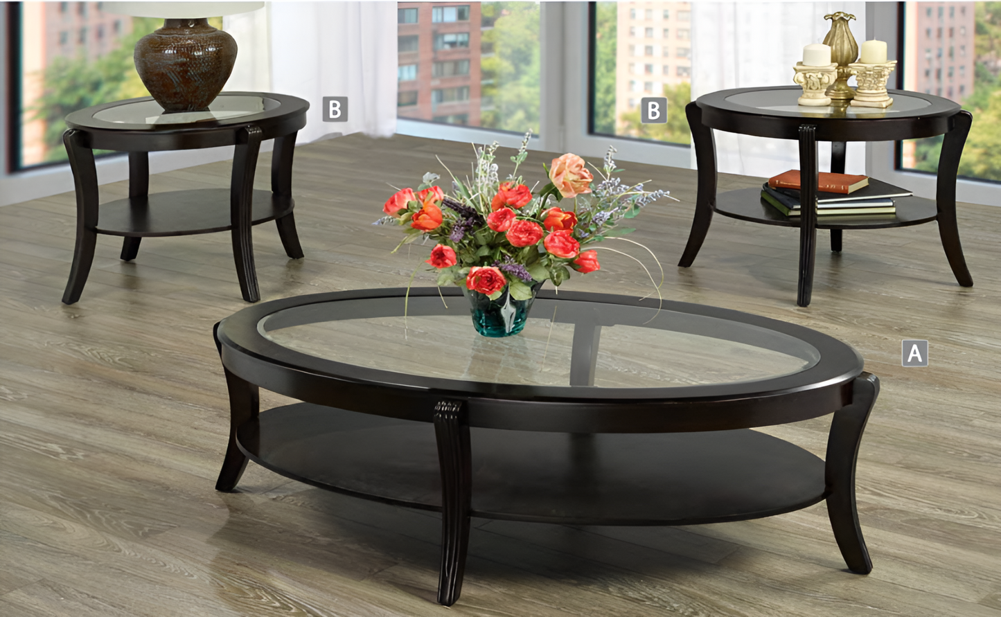 Ensemble de 3 tables basses – IF-2060