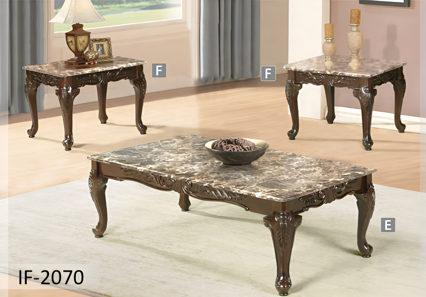 Ensemble de 3 tables basses – IF-2070