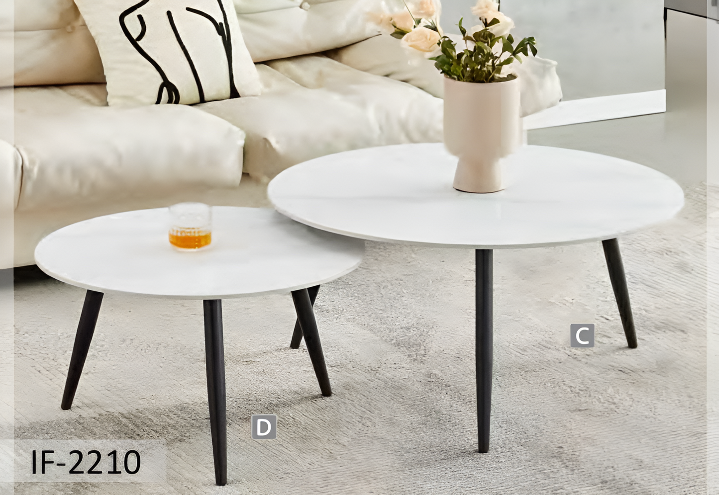 Ensemble de 2 tables basses – IF-2210