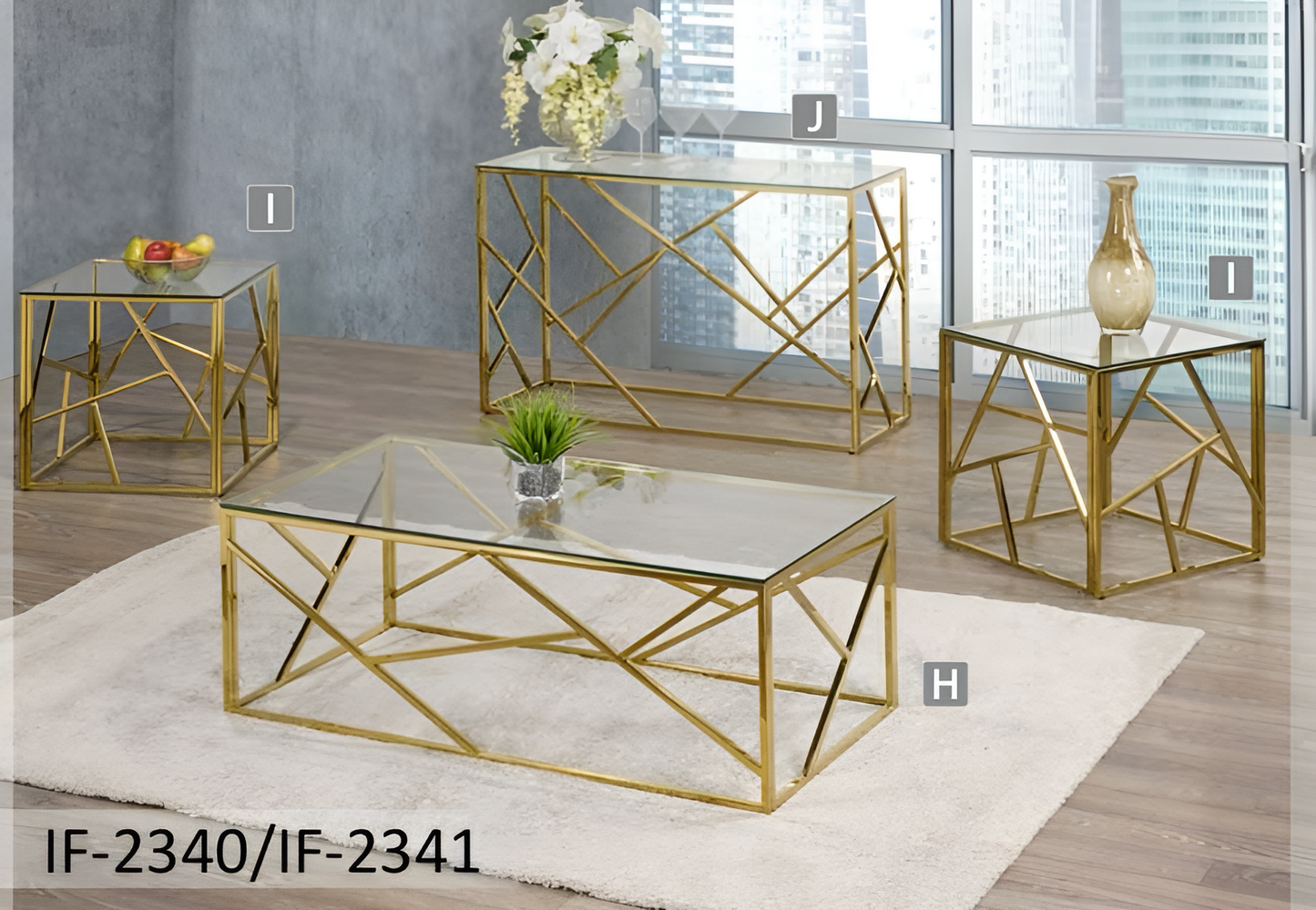 Ensemble de 3 tables basses – IF-2340