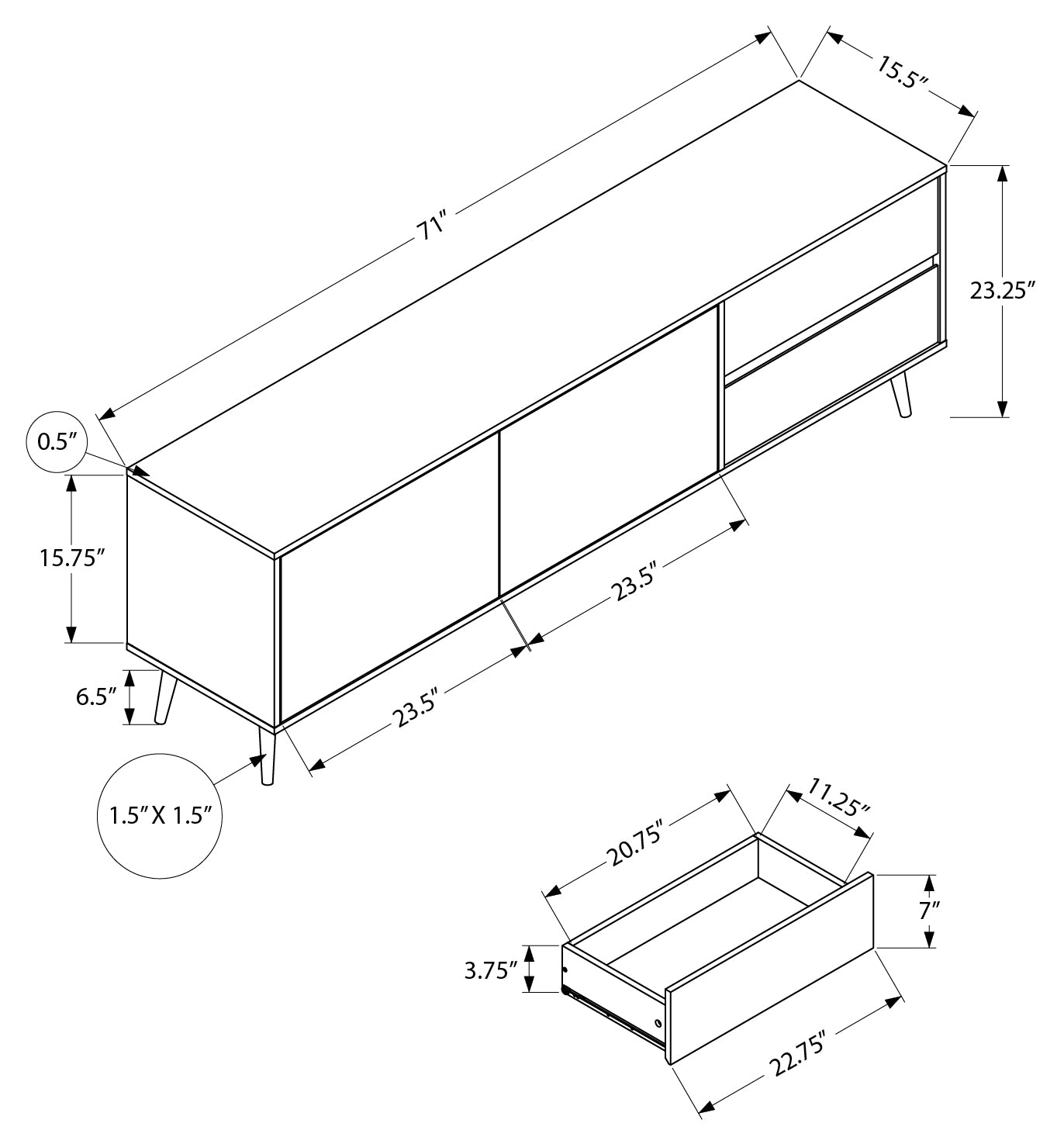 TV Stand – I-2722