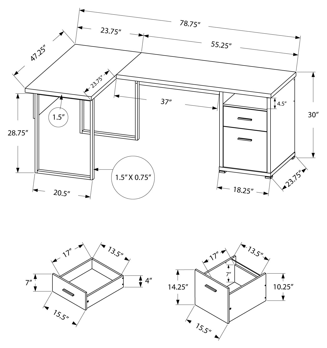 CORVIX™ – L-SHAPED WORKSTATION – I 7257