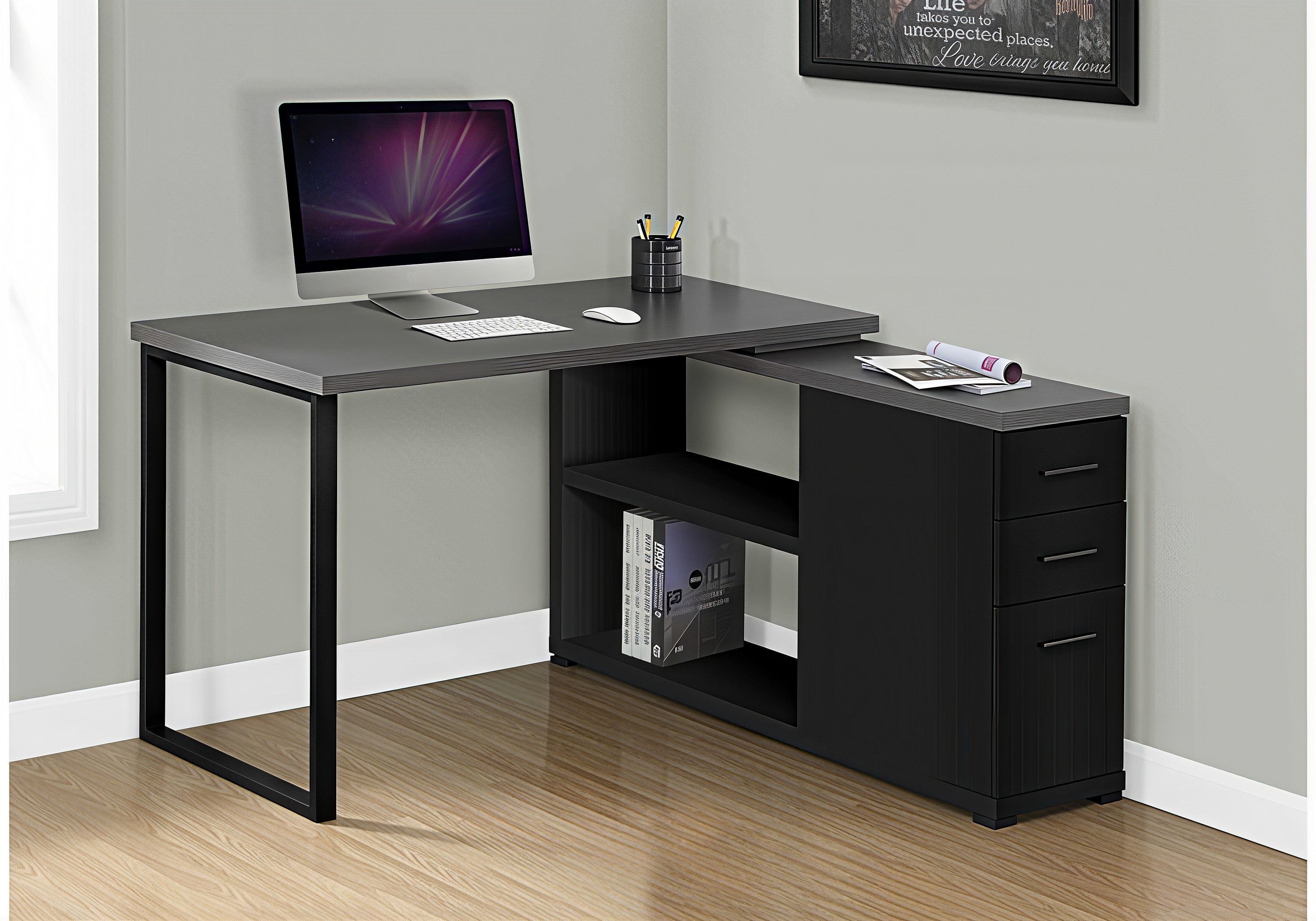 ARVION™ – L-SHAPED OFFICE DESK – I 7133