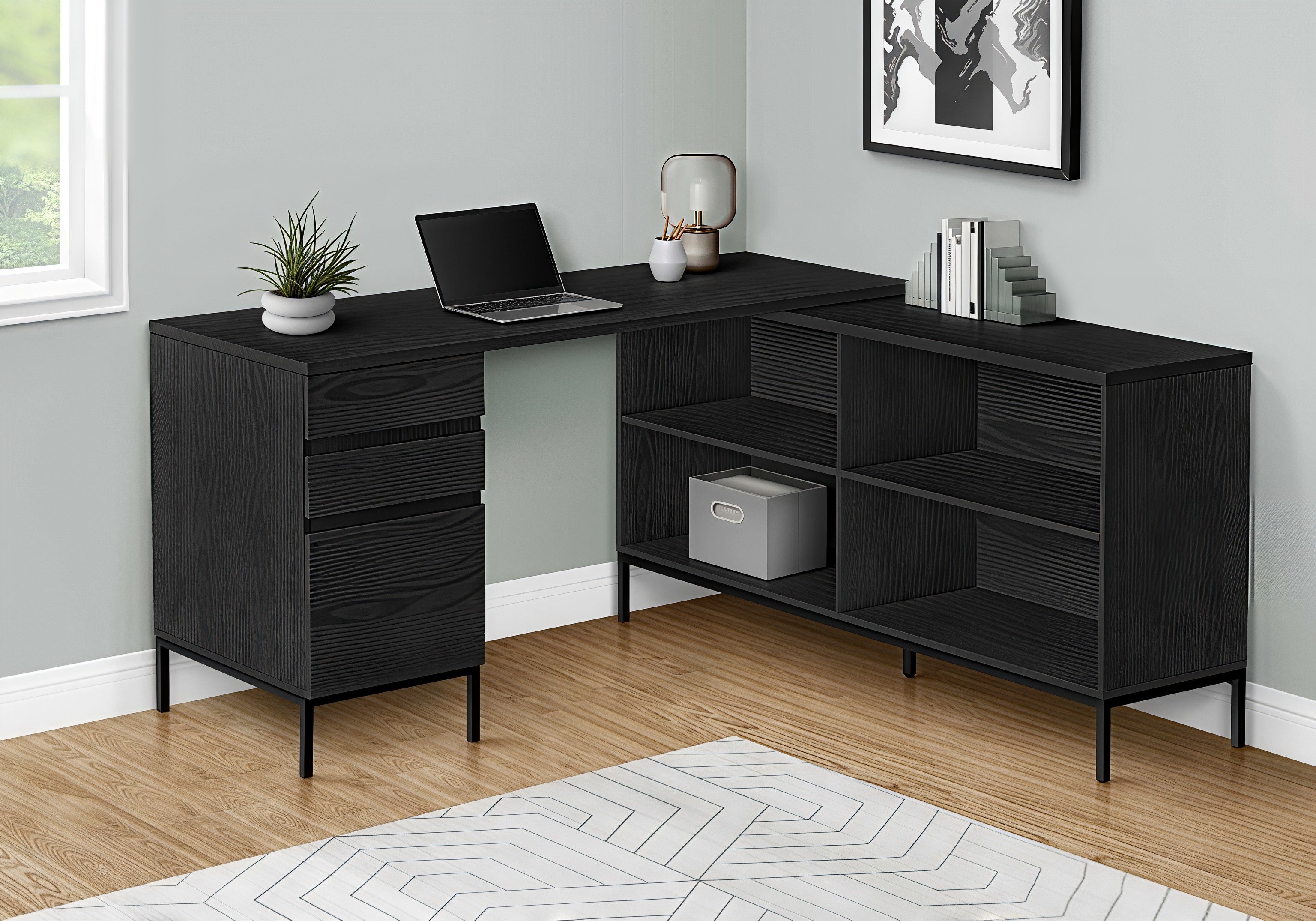 ARVANO™ – L-SHAPED EXECUTIVE OFFICE DESK – I 7491
