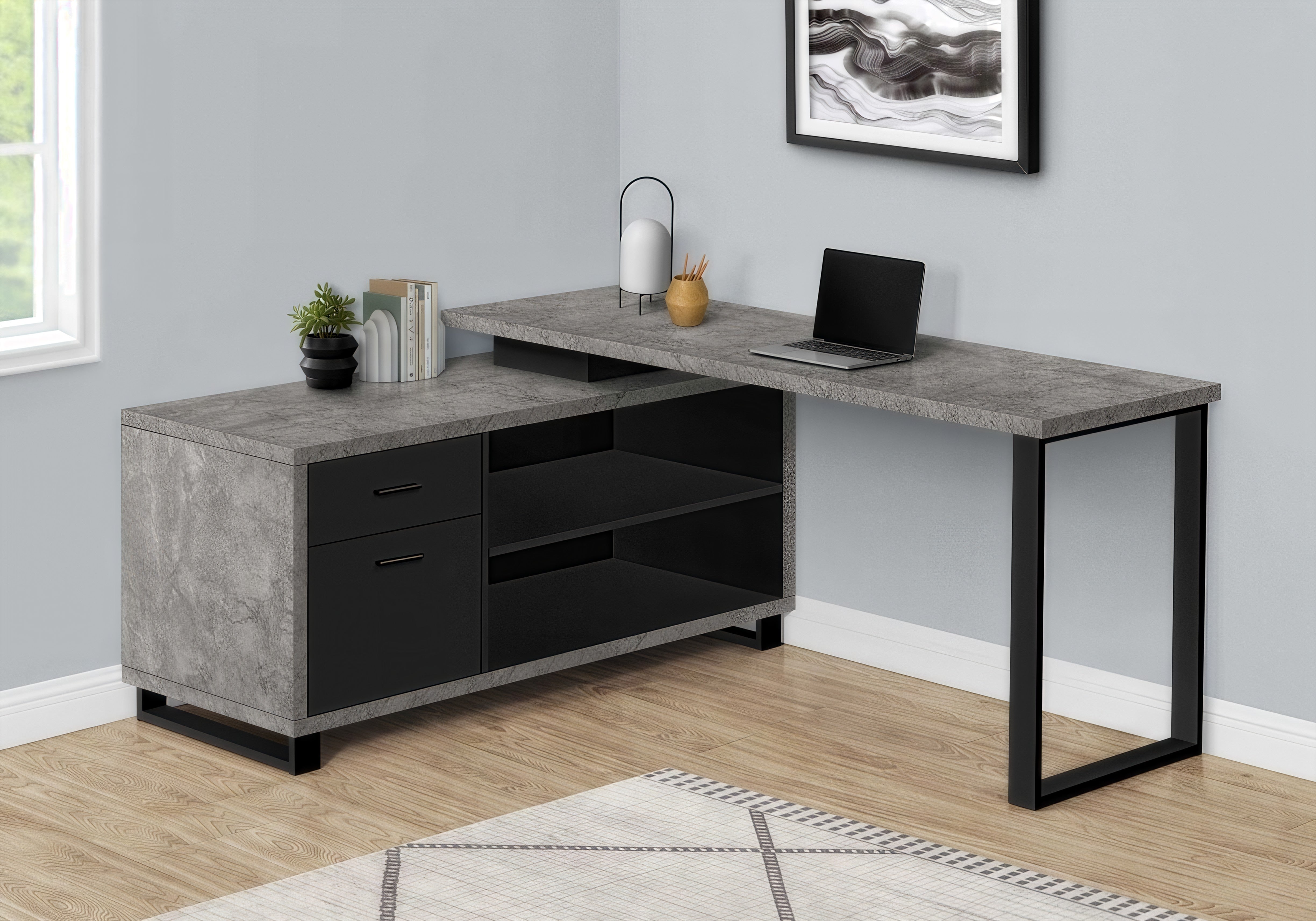 STRAVON EXEC™ – L-SHAPED EXECUTIVE DESK – I 7710