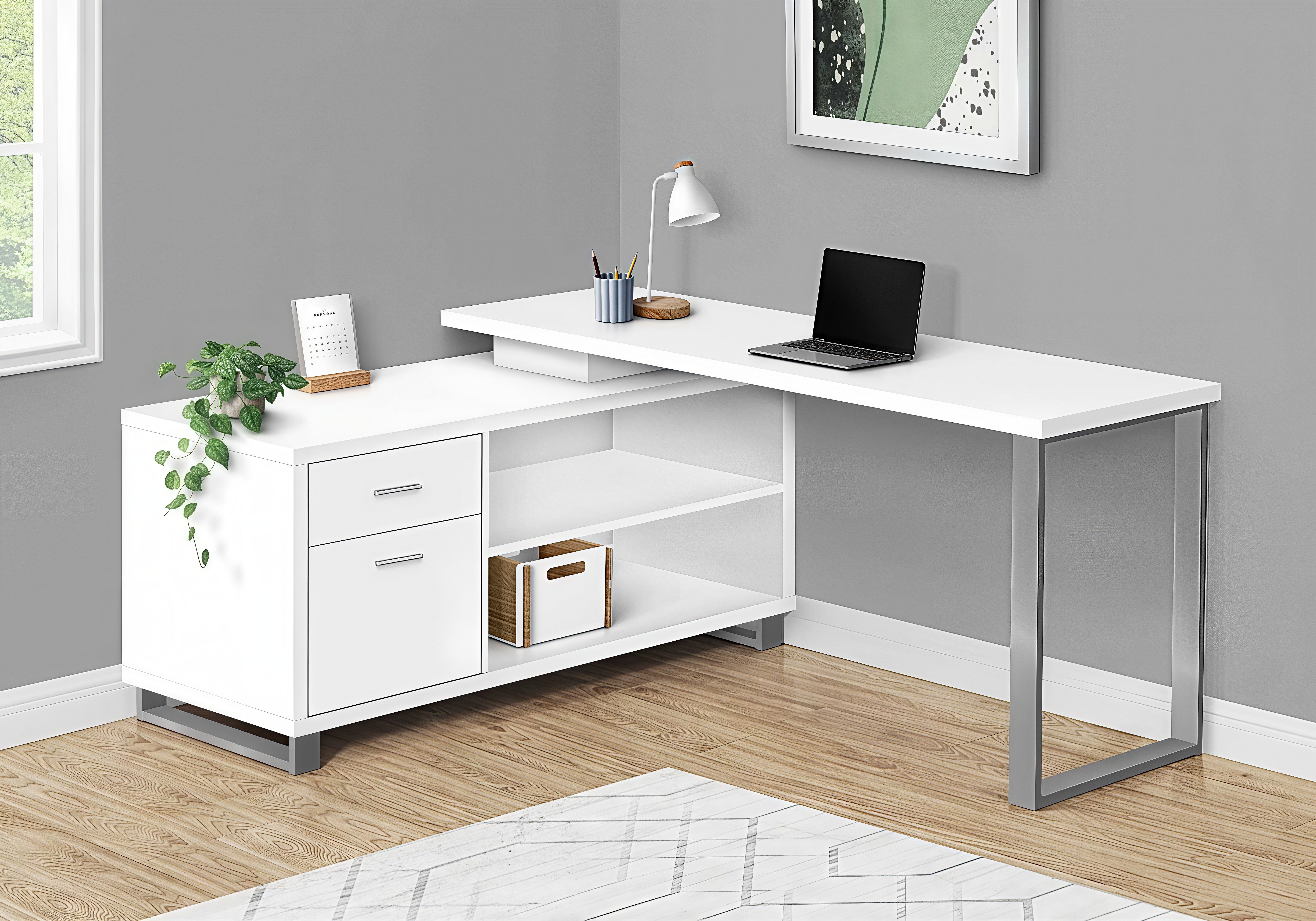 STRAVON EXEC™ – L-SHAPED EXECUTIVE DESK – I 7710