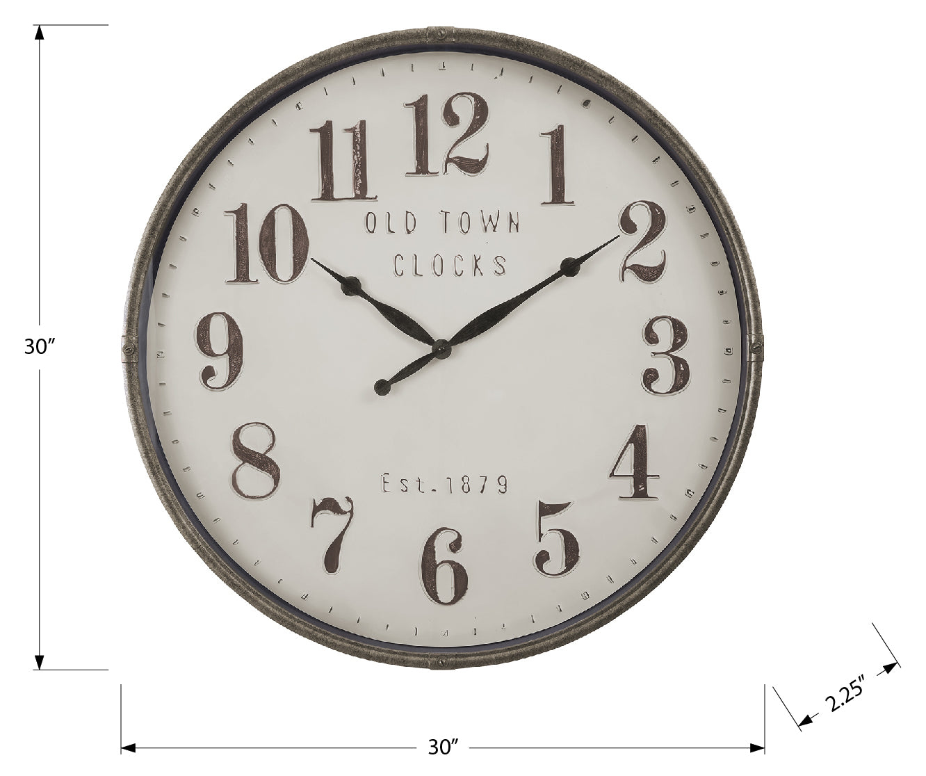 OLD TOWN™ WALL CLOCK – I 9024
