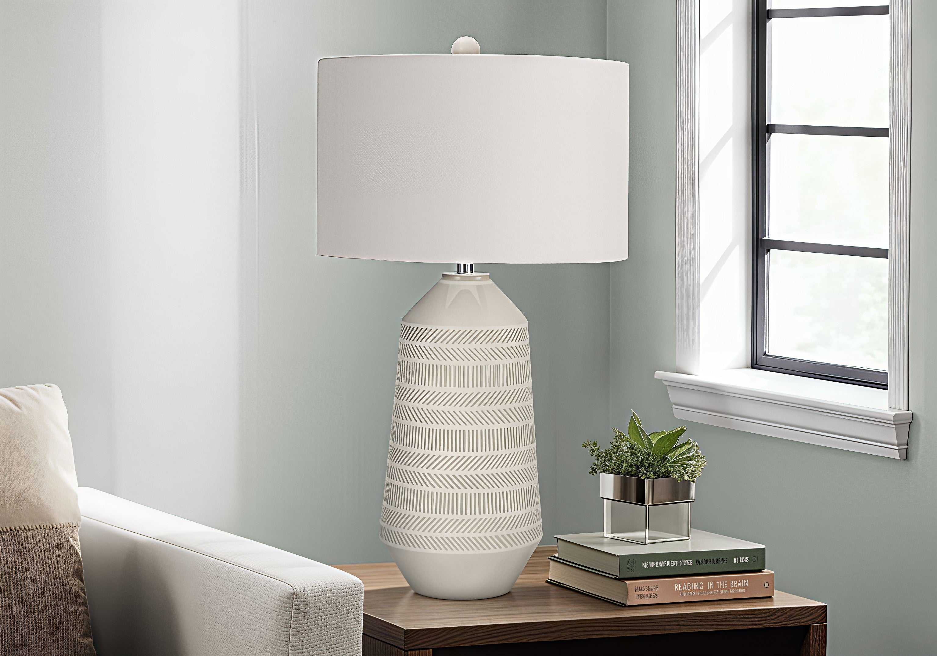 SERENZA FORMA™ – CONTEMPORARY CERAMIC TABLE LAMP – I 9613
