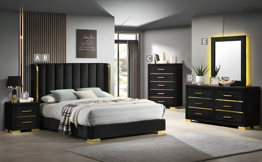 6-Pieces Madison/100 Bedroom Set