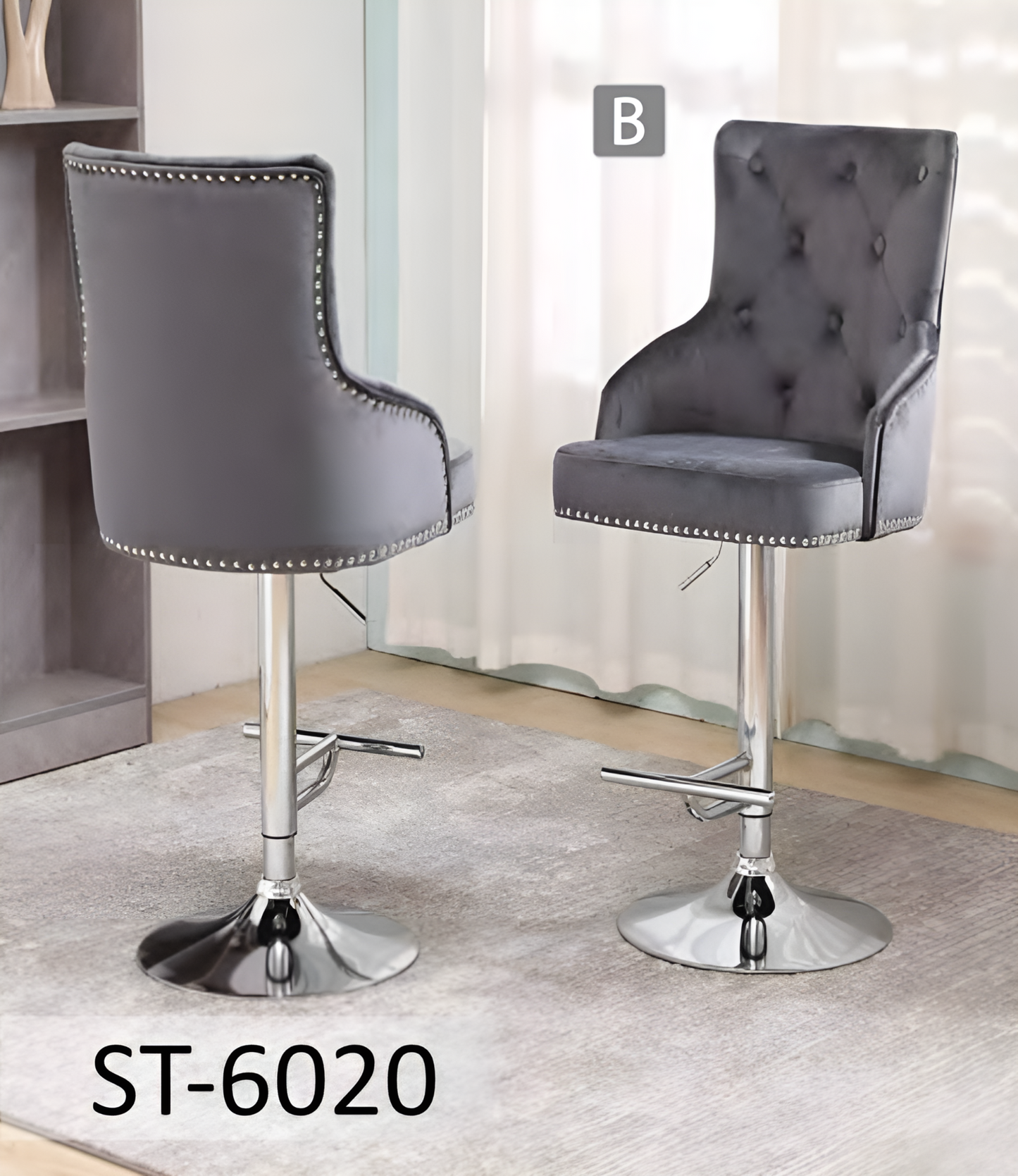 Velvet Bar Stool – ST-6020