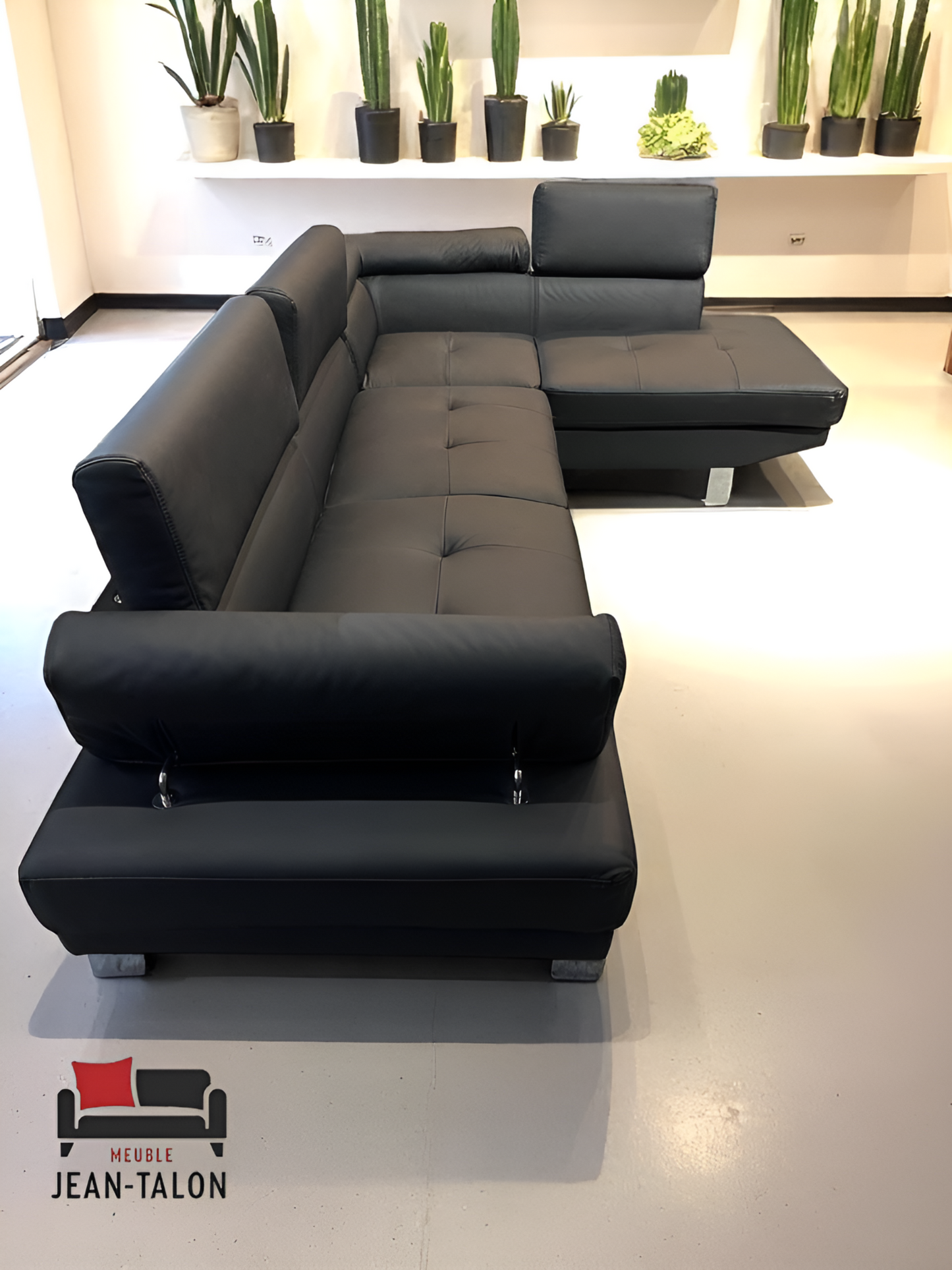 UrbanLuxe™ PU Leather Sectional Sofa Set-1923
