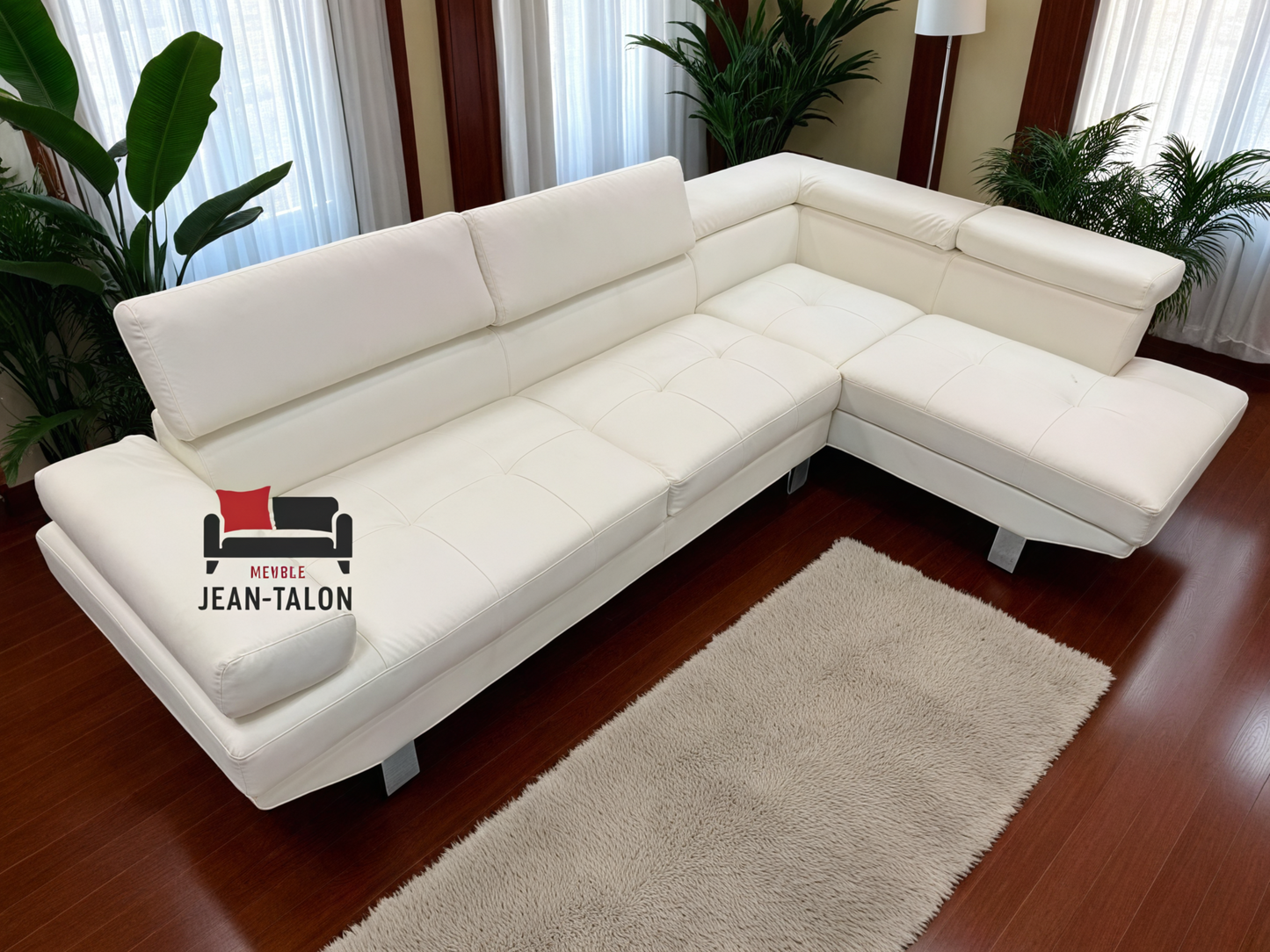UrbanLuxe™ PU Leather Sectional Sofa Set-1923