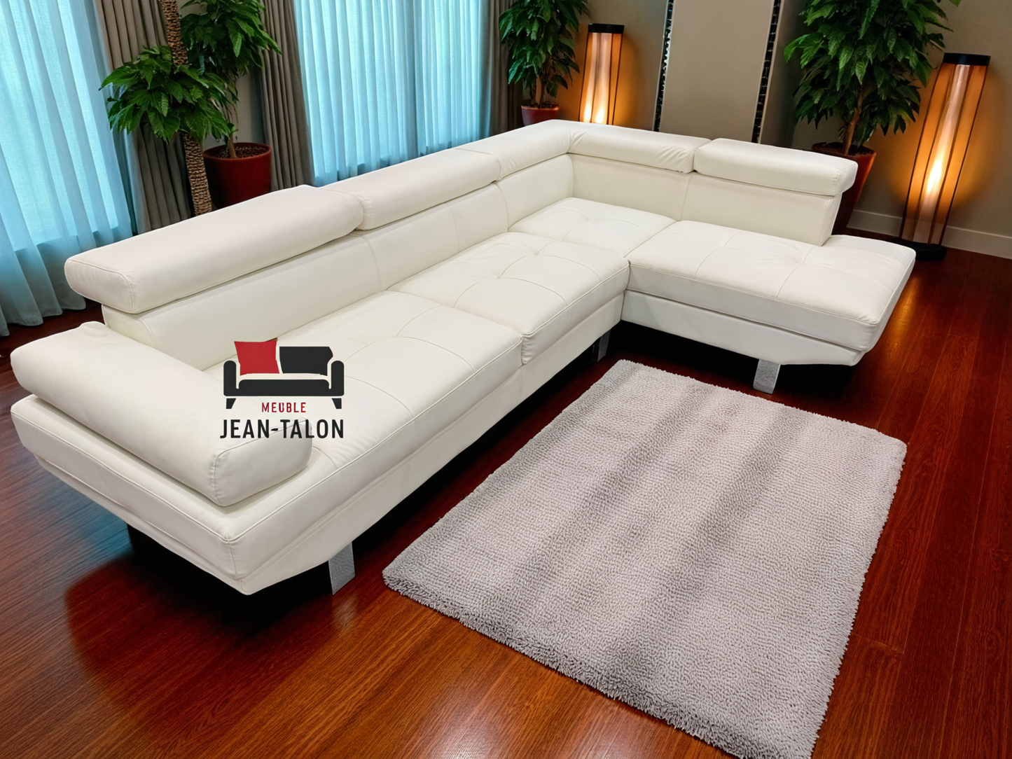 UrbanLuxe™ PU Leather Sectional Sofa Set-1923