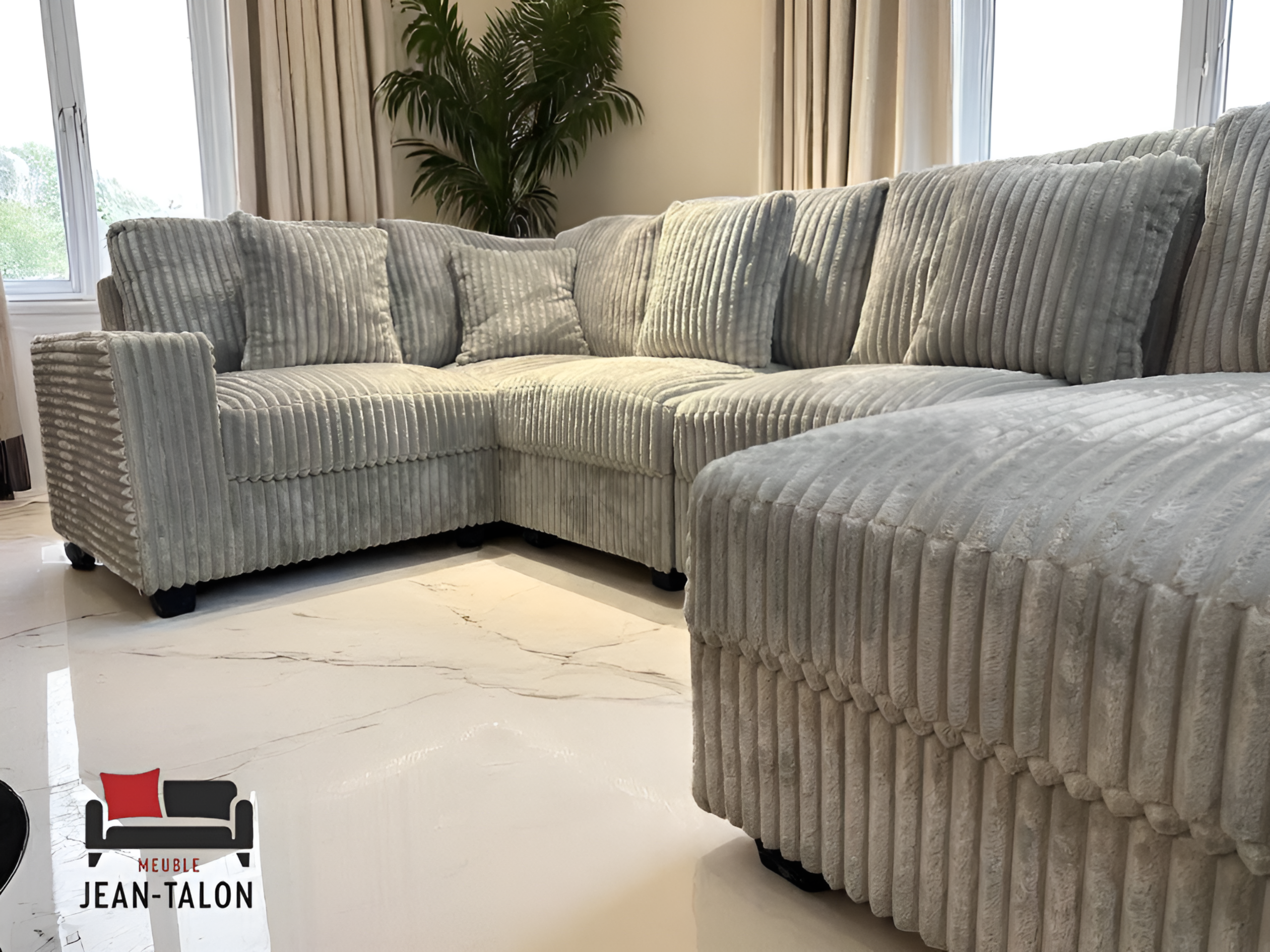 VelvetLux™ Modular Velvet Sectional – 6272