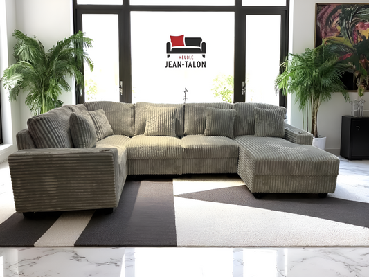 VelvetLux™ Modular Velvet Sectional – 6272