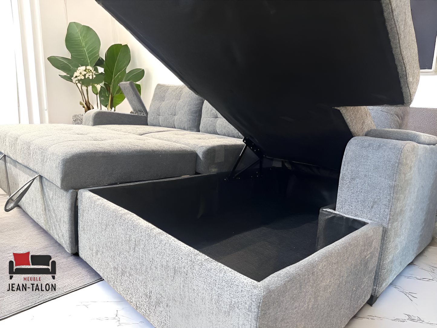 Canapé-lit en tissu UrbanFold™ – 6231